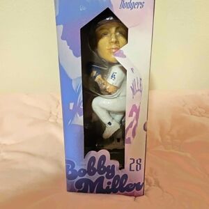 Bobby Miller Dodgers Figurine - White and Blue